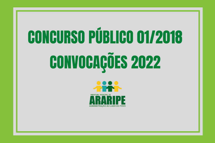 Convocação 03/2022 - Concurso 01/2018