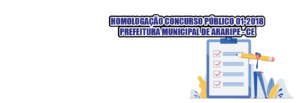 Homologação Concurso Público 01-2018