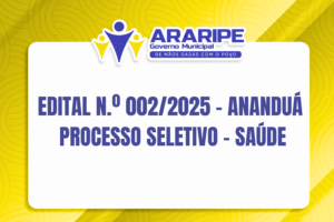 EDITAL Nº 002/2025 – PROCESSO SELETIVO SIMPLIFICADO